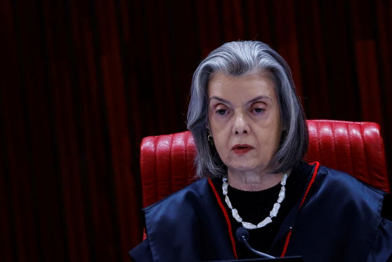 &copy; Reuters. Ministra Cármen Lúcia em Brasílian30/6/2023 REUTERS/Adriano/Arquivo