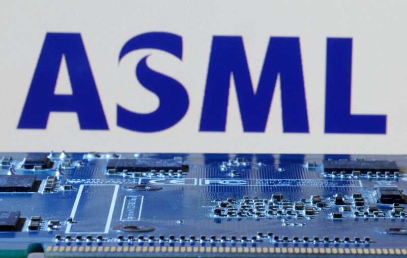 &copy; Reuters. ASML logo is seen near computer motherboard in this illustration taken January 8, 2024. REUTERS/Dado Ruvic/Illustration/File Photo