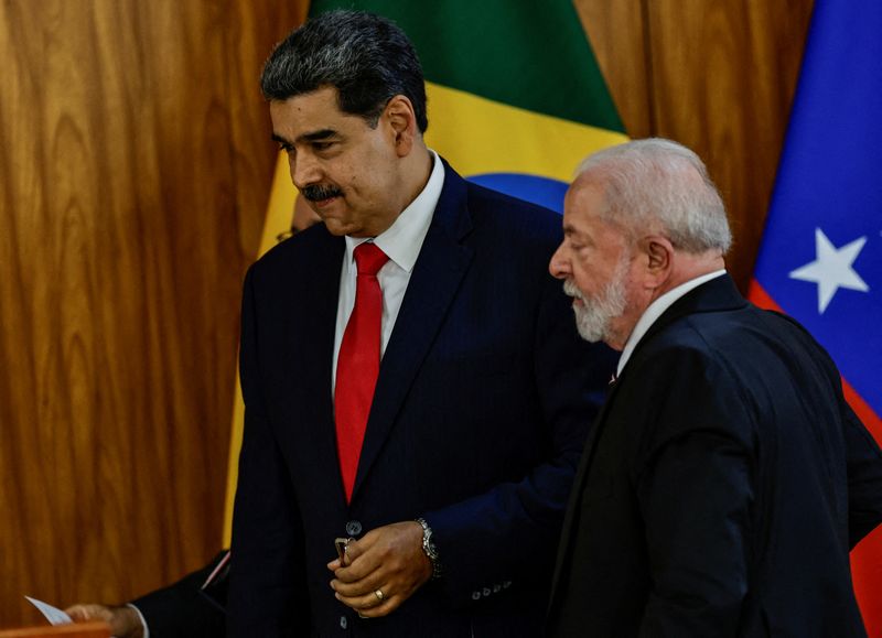 &copy; Reuters. Lula e Maduro se reúnem em Brasília em maio de 2023n29/05/2023nREUTERS/Ueslei Marcelino