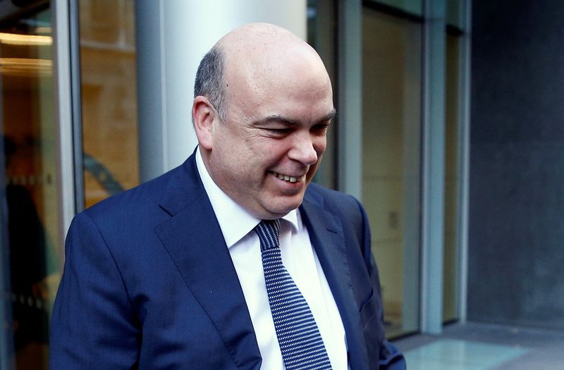 &copy; Reuters. FILE PHOTO: British entrepreneur Mike Lynch leaves the High Court in London, Britain March 25, 2019. REUTERS/Henry Nicholls/File Photo