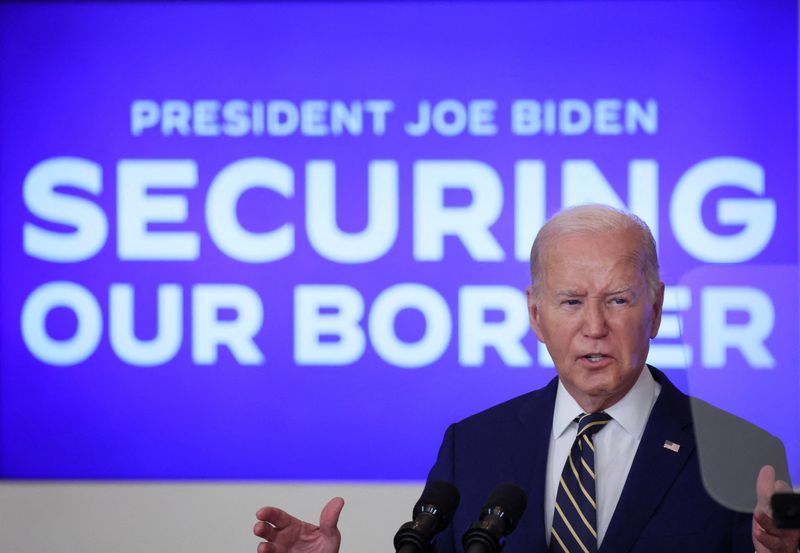 &copy; Reuters. Biden anuncia medidas sobre migração n04/06/2024nREUTERS/Leah Millis