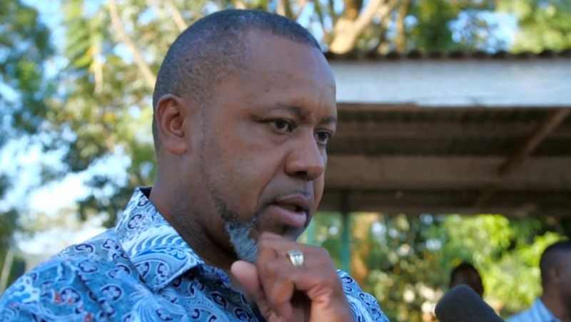 &copy; Reuters. FILE PHOTO: Malawi's Vice President Saulos Klaus Chilima arrives at a polling station in Lilongwe, Malawi May 21, 2019 in this still image obtained from REUTERS TV video. REUTERS TV/Eldson Chagara/via REUTERS/File Photo