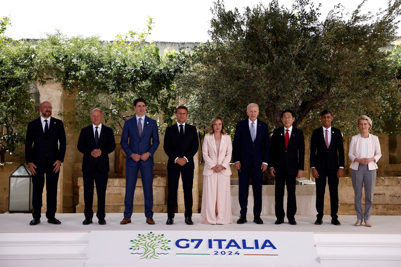 &copy; Reuters. Reunião do G7 na Itálian13/6/2024   REUTERS/Guglielmo Mangiapane