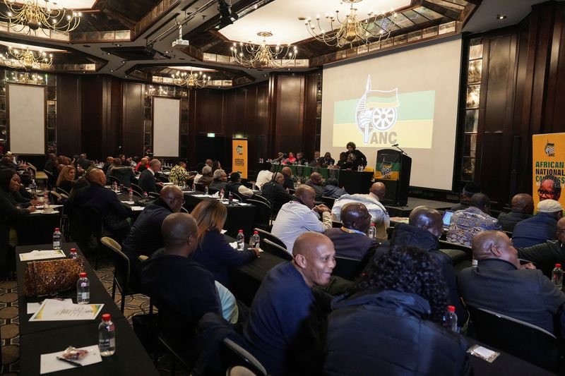 © Reuters. A general view of a special African National Congress (ANC) National Executive Committee (NEC) meeting in Cape Town, South Africa June 13, 2024. REUTERS/Nic Bothma