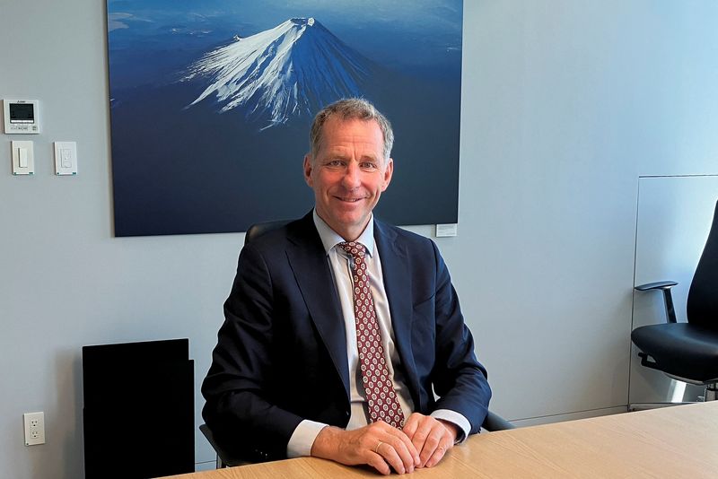© Reuters. Jarand Rystad, chief executive of Rystad Energy, poses for a picture during an interview with Reuters, in Tokyo, Japan June 5, 2024. REUTERS/Katya Golubkova