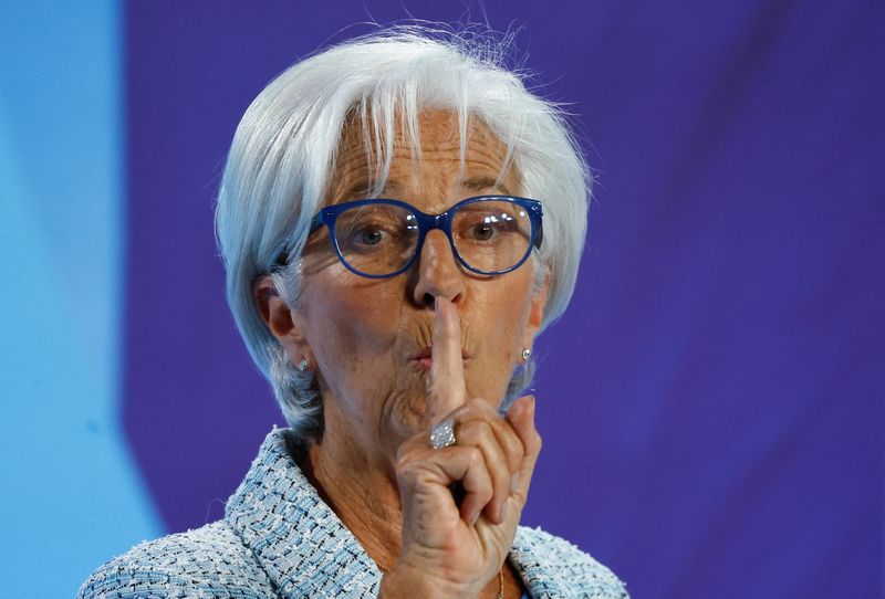 © Reuters. Presidente do Banco Central Europeu, Christine Lagarde
06/06/2024
REUTERS/Wolfgang Rattay