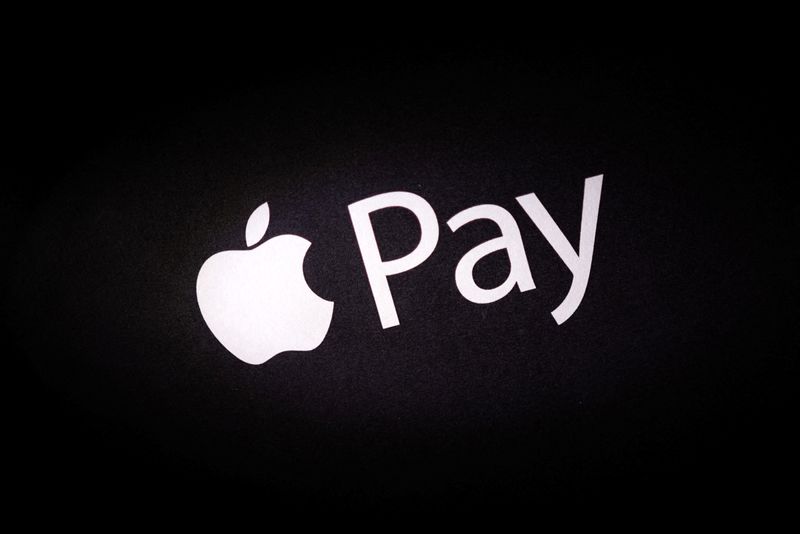 &copy; Reuters. Ilustração com o logo da Apple Payn10/05/2023nREUTERS/Dado Ruvic/Ilustração