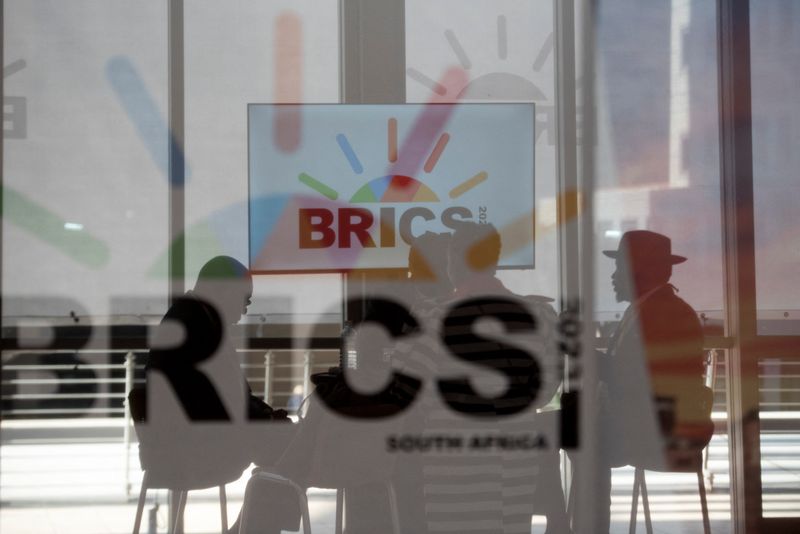 &copy; Reuters. Cúpula do Brics em Johanesburgon 23/8/2023  REUTERS/Alet Pretorius