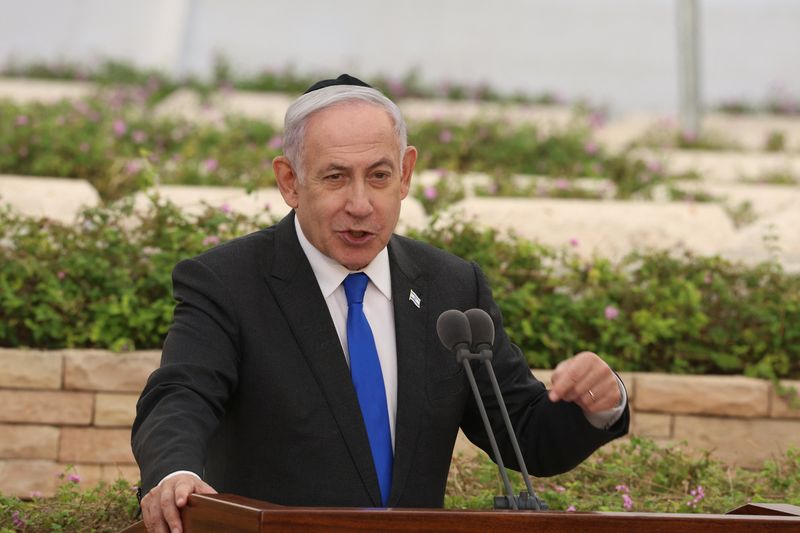 &copy; Reuters. Primeiro-ministro israelense, Benjamin Netanyahun18/06/2024nShaul Golan/Pool via REUTERS