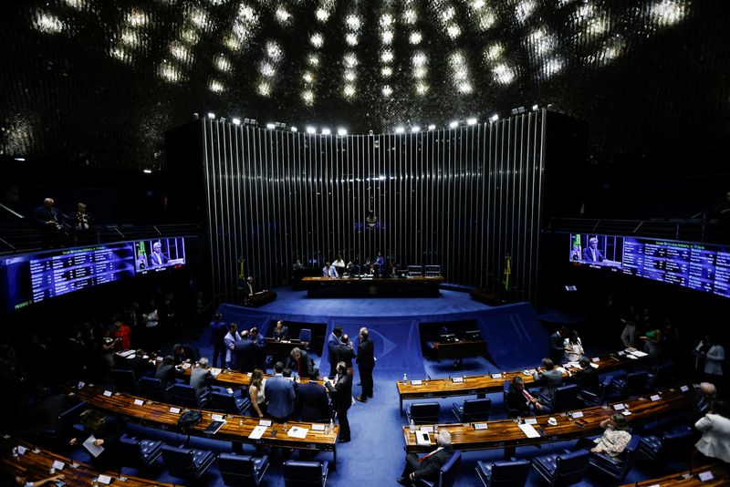 &copy; Reuters. Plenário do Senado, em Brasílian08/11/2023 REUTERS/Adriano Machado
