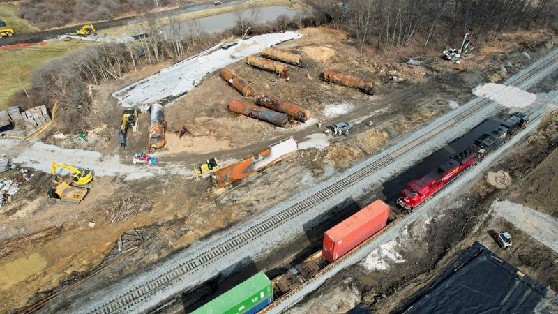 NTSB cites Norfolk Southern for unnecessary vent and burn after Ohio train derailment