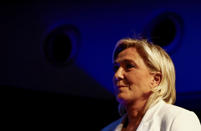 &copy; Reuters. Marine Le Pen em Parisn 9/6/2024   REUTERS/Sarah Meyssonnier