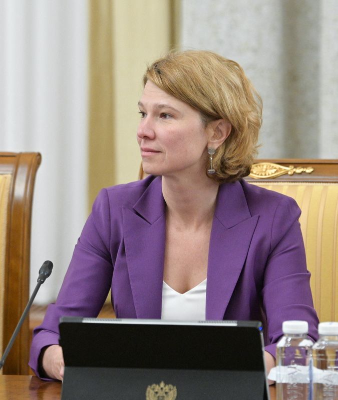 &copy; Reuters. Ministra da Agricultura da Rússian15/05/2024nSputnik/Alexander Astafyev/Pool via REUTERS