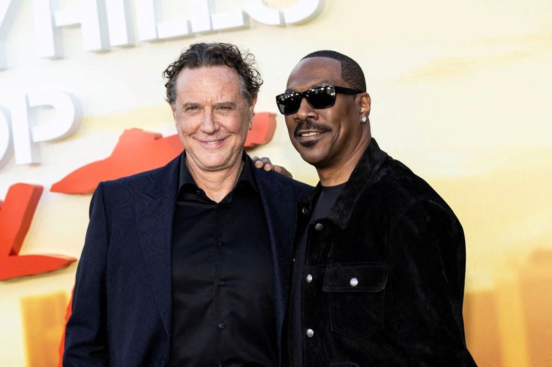 &copy; Reuters. Judge Reinhold e Eddie Murphy em Beverly Hillsn 20/6/2024  REUTERS/Aude Guerrucci