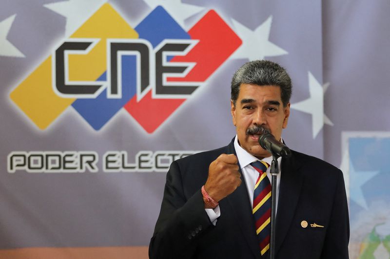&copy; Reuters. Presidente da Venezuela Nicolás Maduro n 20/6/2024    Divulgação via REUTERS