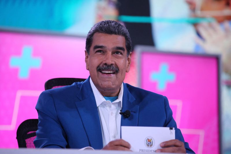 © Reuters. Presidente da Venezuela, Nicolás Maduro
01/07/2024
Palácio de Miraflores/Divulgação via REUTERS