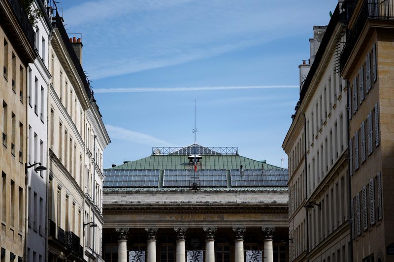 &copy; Reuters. The Palais Brongniart, former Paris Stock Exchange, located at Place de la Bourse in Paris, France, March 25, 2024. REUTERS/Sarah Meyssonnier/File Photo