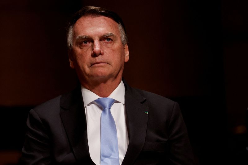 Brazil's Bolsonaro hopes for Trump return at right-wing rally