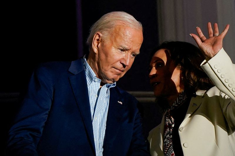 &copy; Reuters. Presidente dos EUA Joe Biden em Washingtonn 4/7/2024   REUTERS/Elizabeth Frantz