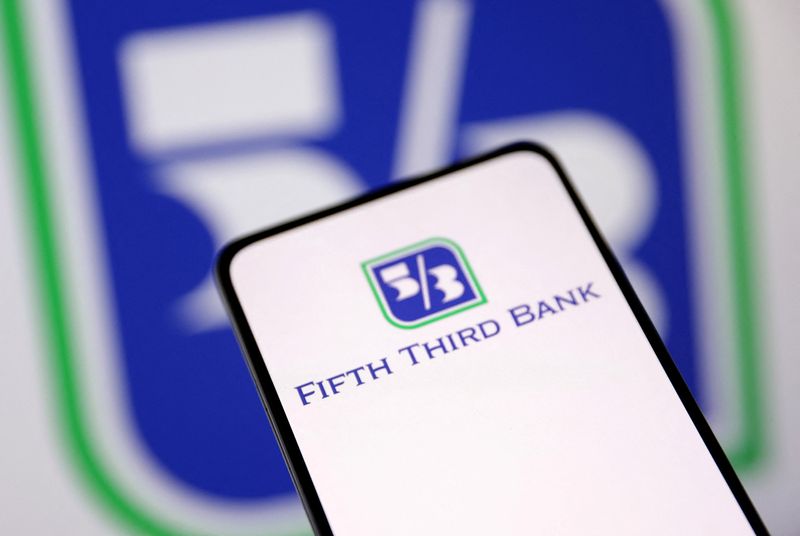 &copy; Reuters. FILE PHOTO: Fifth Third Bank logo is seen in this illustration taken, April 23, 2024. REUTERS/Dado Ruvic/Illustration/File Photo