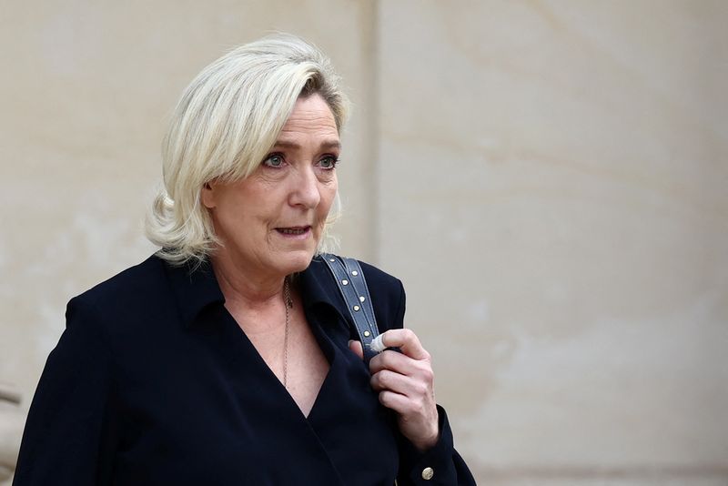 &copy; Reuters. Marine Le Pen em Parisn 10/7/2024   REUTERS/Yara Nardi