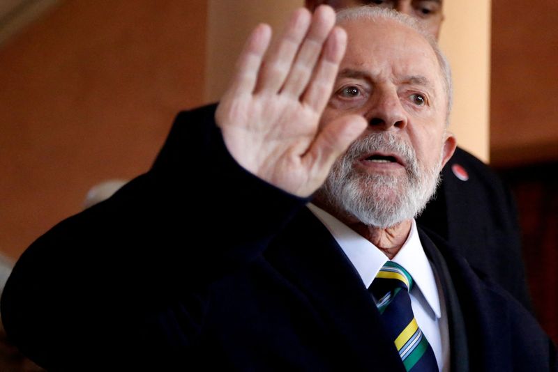 &copy; Reuters. Presidente Lula em Assunçãon 8/7/2024   REUTERS/Cesar Olmedo