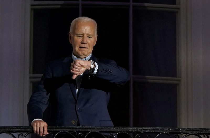 &copy; Reuters. Presidente dos EUA, Joe Bidenn04/07/2024nREUTERS/Elizabeth Frantz