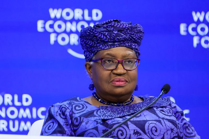 &copy; Reuters. Ngozi Okonjo-Iweala, diretora-geral da OMCn17/01/2024nREUTERS/Denis Balibouse