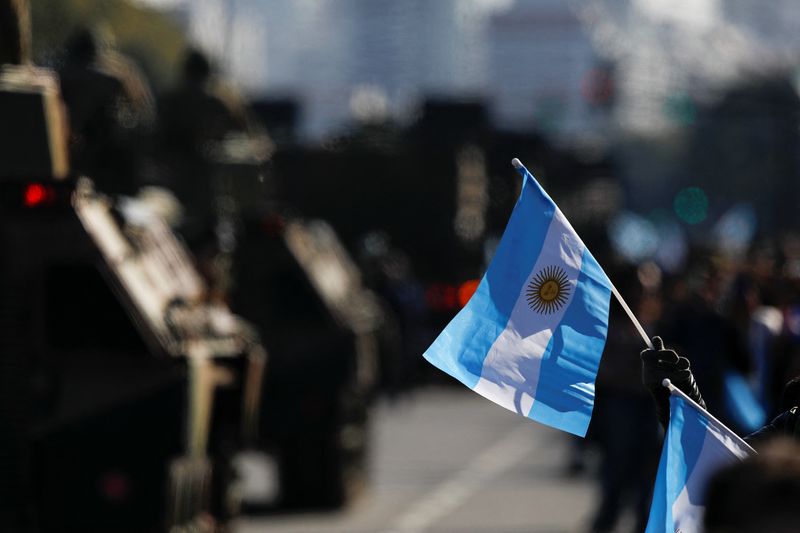 &copy; Reuters. Comemoração do 208º aniversário da independência da Argentina da Espanhan09/07/2024nREUTERS/Martin Cossarini