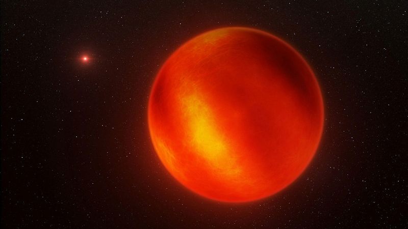 © Reuters. An artist’s illustration shows the nearest brown dwarf to Earth. ESO-I. Crossfield-N. Risinger/Handout via REUTERS