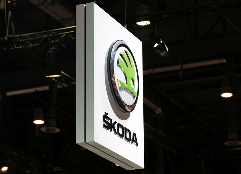 &copy; Reuters. FILE PHOTO: A Skoda logo is displayed at the 89th Geneva International Motor Show in Geneva, Switzerland March 5, 2019.  REUTERS/Pierre Albouy/File Photo