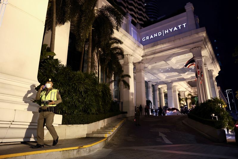 &copy; Reuters. Vista do hotel Grand Hyatt Erawan em Bangcocn 16/7/2024    REUTERS/Chalinee Thirasupa