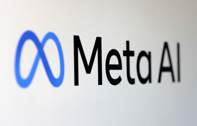 © Reuters. FILE PHOTO: Meta AI logo is seen in this illustration taken September 28, 2023. REUTERS/Dado Ruvic/Illustration/File Photo