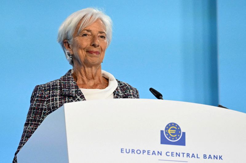 © Reuters. European Central Bank (ECB) president Christine Lagarde attends a press conference following the Governing Council's monetary policy meeting, in Frankfurt, Germany July 18, 2024. REUTERS/Jana Rodenbusch