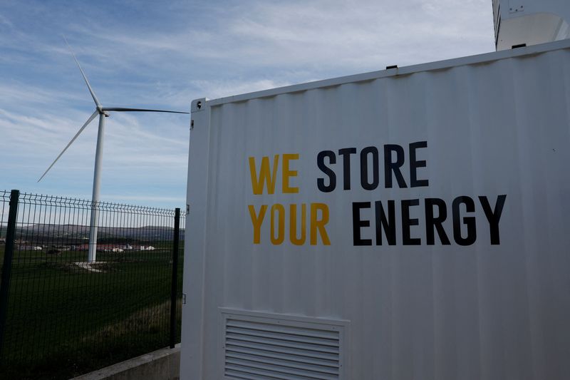 &copy; Reuters. Bateria para armazenamento de energia na Espanha