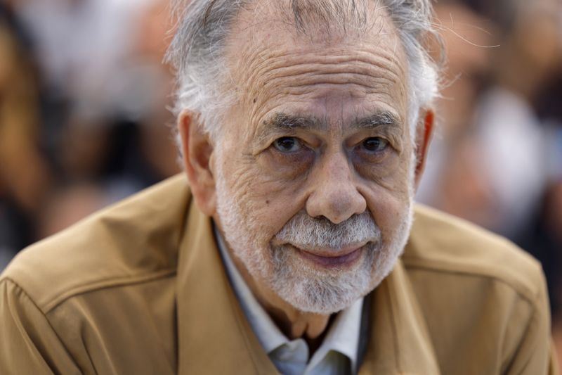 &copy; Reuters. FILE PHOTO: Director Francis Ford Coppola poses during a photocall for the film "Megalopolis" in competition at the 77th Cannes Film Festival in Cannes, France, May 17, 2024. REUTERS/Clodagh Kilcoyne