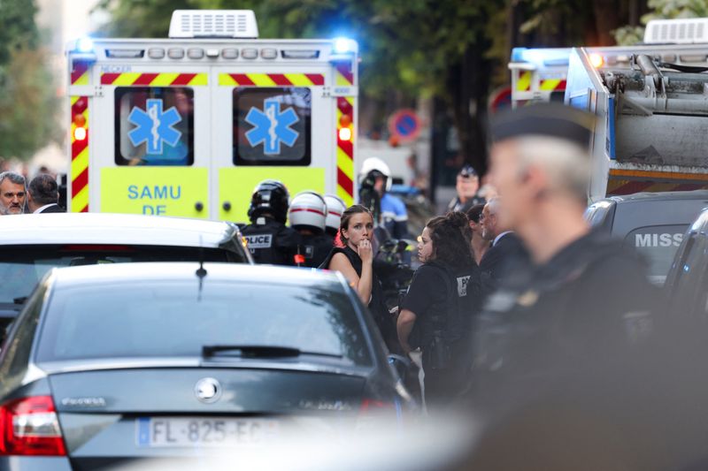 &copy; Reuters. Polícia perto da avenida Champs Élysées em Parisn 18/7/2024   REUTERS/Kevin Coombs