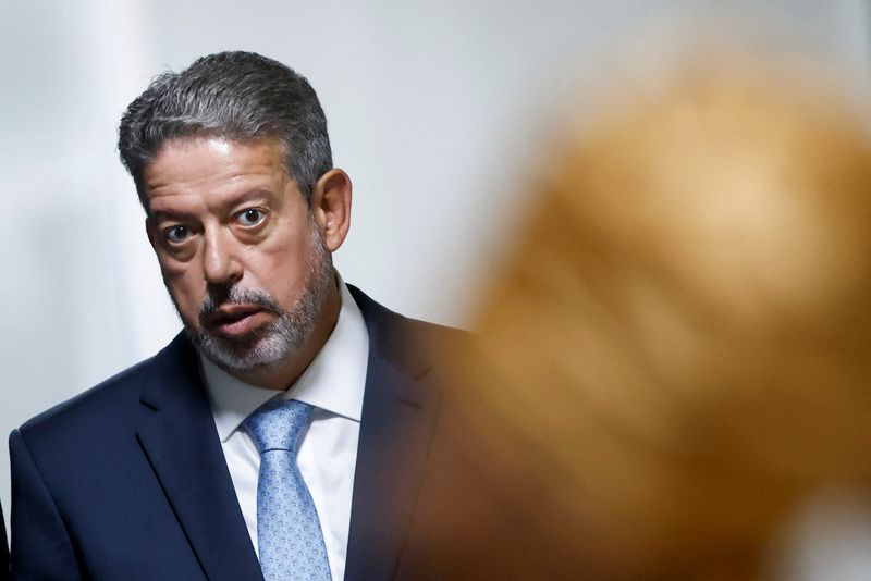 &copy; Reuters. Presidente da Câmara dos Deputados, Arthur Lira, durante cerimônia no Palácio do Planalton28/08/2023 REUTERS/Adriano Machado