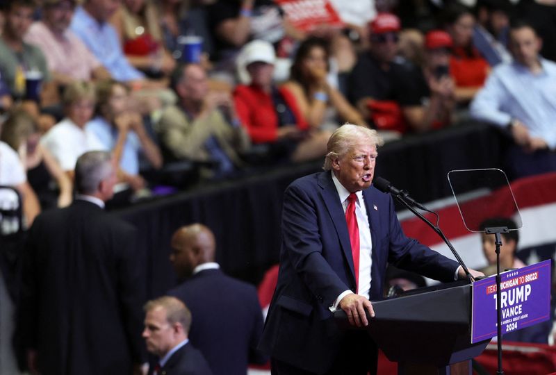 &copy; Reuters. Candidato republicano à Presidência dos Estados Unidos, Donald Trumpn20/07/2024nREUTERS/Tom Brenner