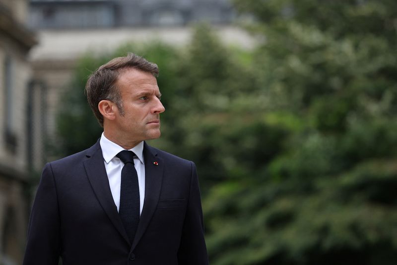 &copy; Reuters. Presidente francês, Emmanuel Macronn02/07/2024nAurelien Morissard/Pool via REUTERS
