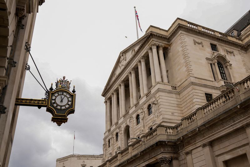 © Reuters. FILE PHOTO: A view of the Bank of England building, in London, Britain July 3, 2024. REUTERS/Maja Smiejkowska/File Photo