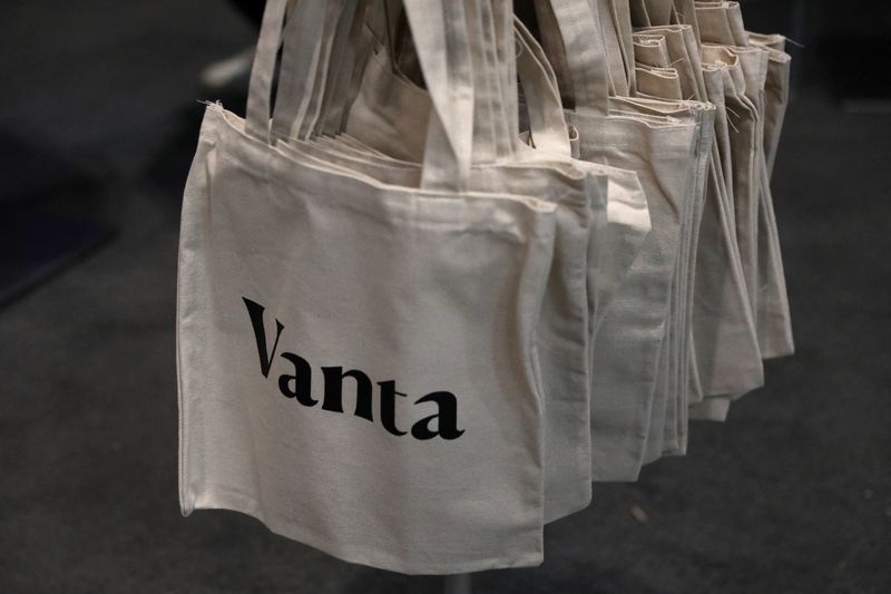 &copy; Reuters. FILE PHOTO: A display for automated security and compliance platform Vanta is seen at the Collision conference in Toronto, Ontario, Canada June 23, 2022.REUTERS/Chris Helgren/File Photo