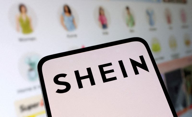 © Reuters. FILE PHOTO: Shein logo and their web shop are seen in this illustration taken, May 16, 2024. REUTERS/Dado Ruvic/Illustration/File Photo