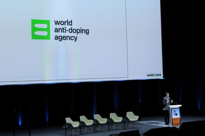 &copy; Reuters. FILE PHOTO: World Anti-Doping Agency (WADA) President, Witold Banka attends the World Anti-Doping Agency Symposium in Lausanne, Switzerland, June 11, 2022. REUTERS/Denis Balibouse/File Photo