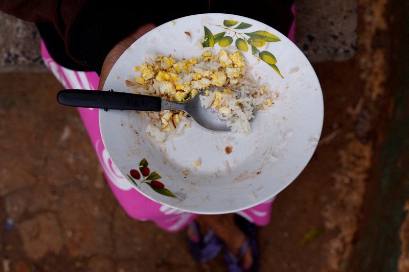 © Reuters. Tigela contendo arroz, feijão e ovos, em São Paulo
16/09/2022