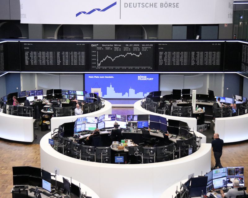 &copy; Reuters. Bolsa de Frankfurtn26/07/2024.     REUTERS/Staff/File Photo