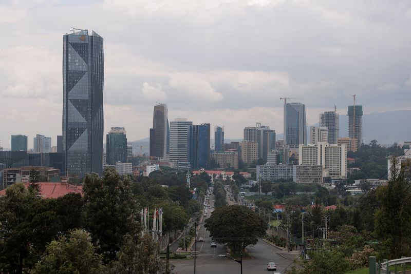 © Reuters. FILE PHOTO: A general view of the cityscape of Addis Ababa, Ethiopia, April 24, 2024. REUTERS/Tiksa Negeri/File Photo