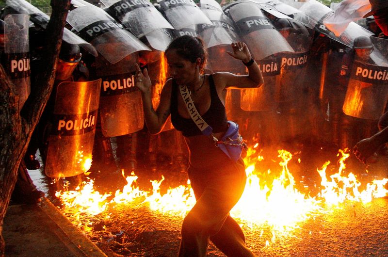 &copy; Reuters. Protesto na cidade venezuelana de Puerto La Cruzn  29/7/2024    REUTERS/Samir Aponte