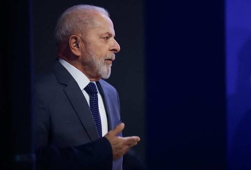 &copy; Reuters. Presidente Luiz Inácio Lula da Silva participa de evento sobre tecnologia em Brasílian30/07/2024nREUTERS/Adriano Machado