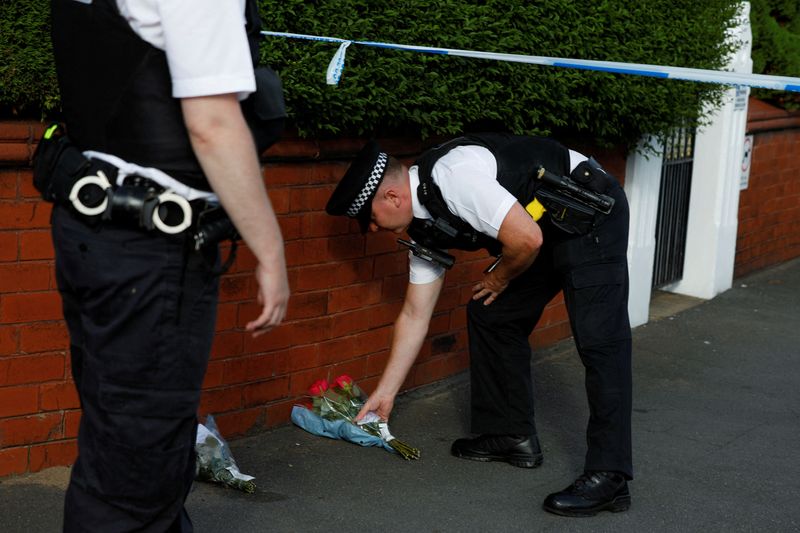 &copy; Reuters. Local onde homem foi preso depois de esfaquear vítimas em Southport, na Inglaterran29/07/2024nREUTERS/Temilade Adelaja